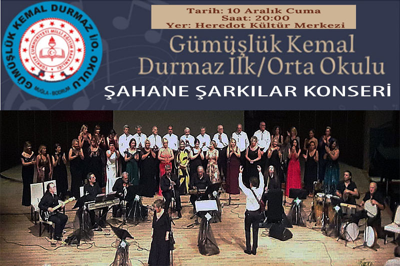 Gümüşlük Kemal Durmaz İlk/Orta Okulu destek konseri